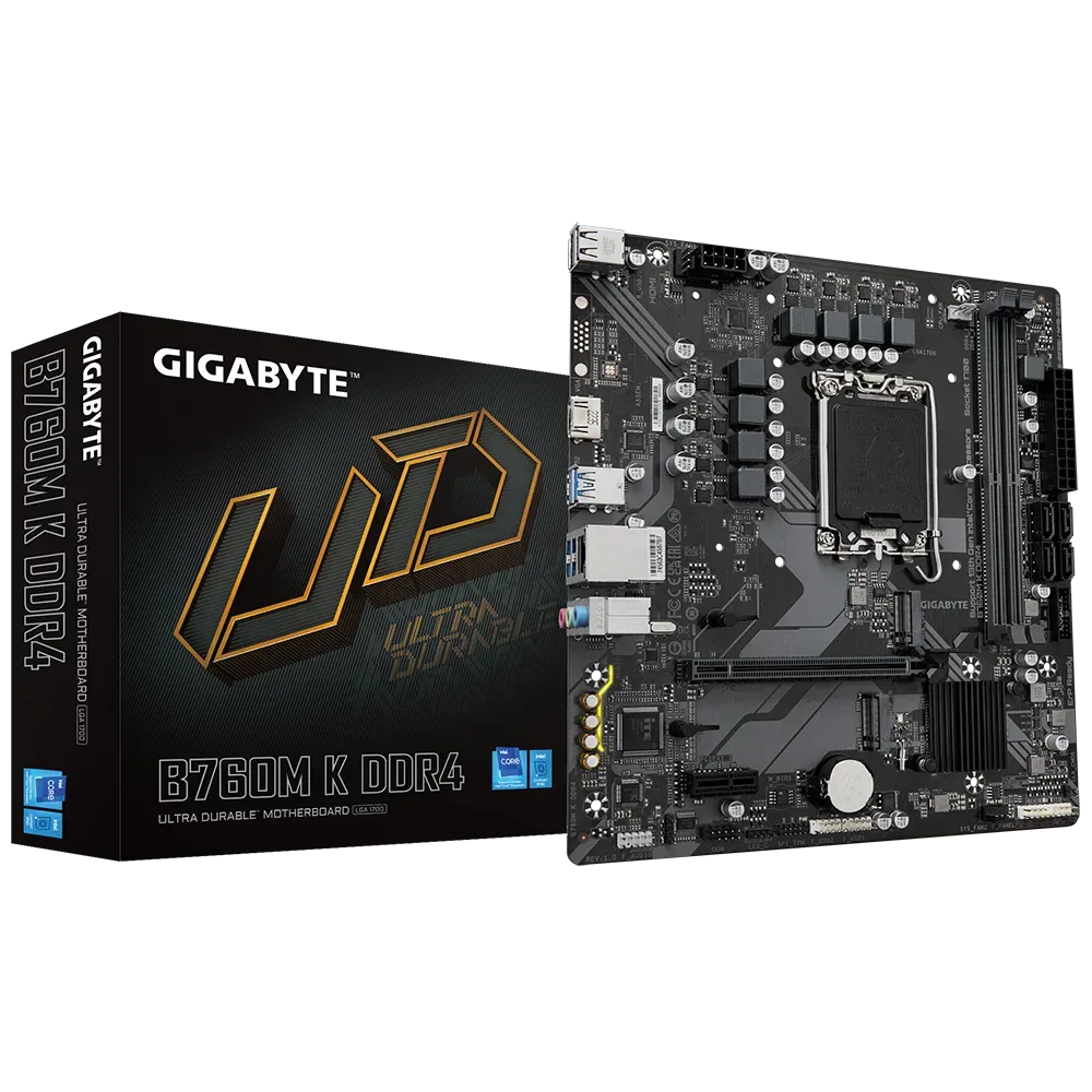 TARJETA MADRE GIGABYTE B760M K DDR4 LGA 1700 B760MKDDR4(REV 1.0)