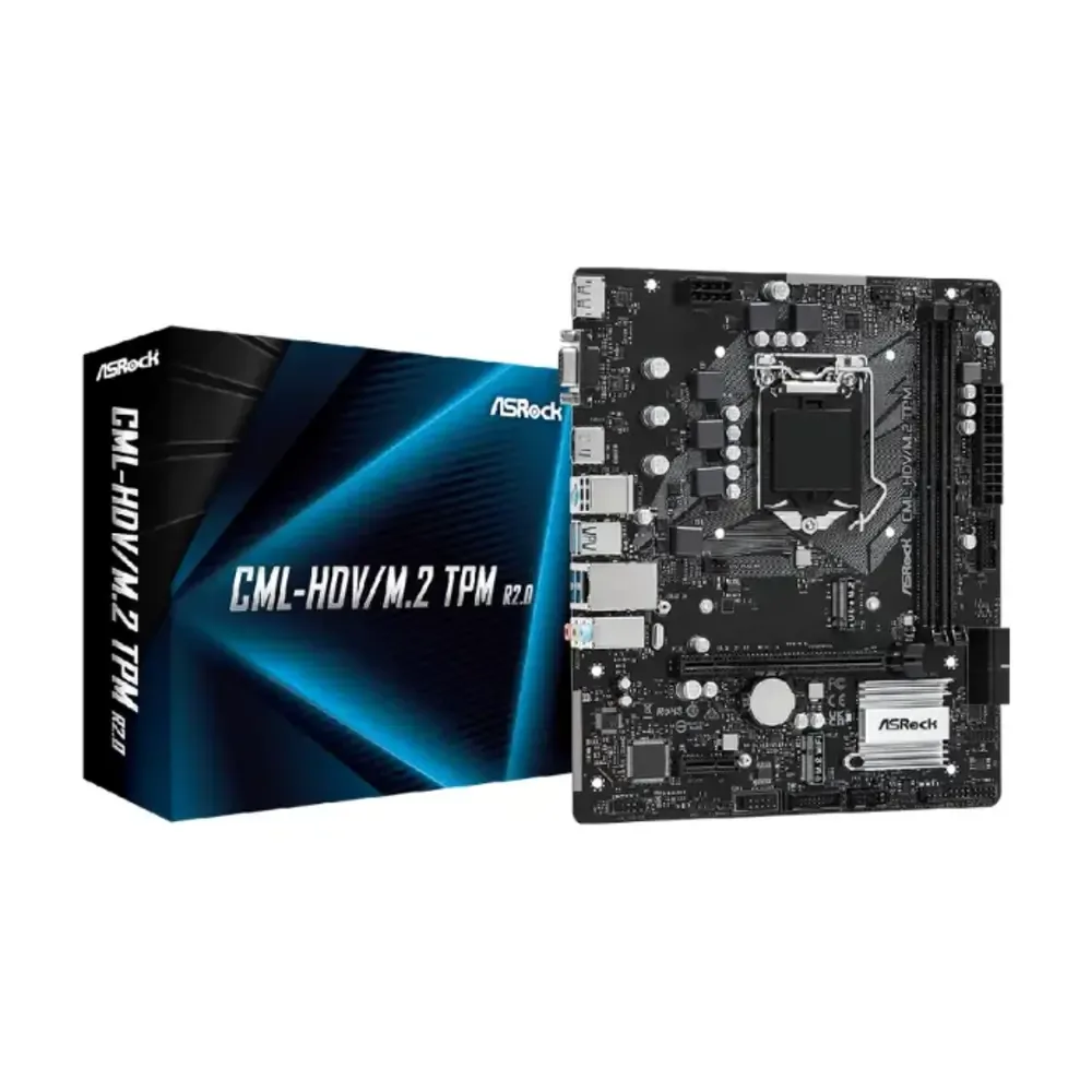 TARJETA MADRE ASROCK CML-HDV/M.2 TPM DDR4 LGA 1200