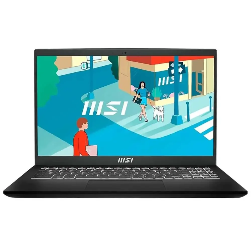 LAPTOP MSI MODERN 14 C13M-1292 14″ I7-1355U 16GB 512GB SSD WIN 11 HOME PLUS NEGRO ESPAÑOL 9S7-14J112-1292