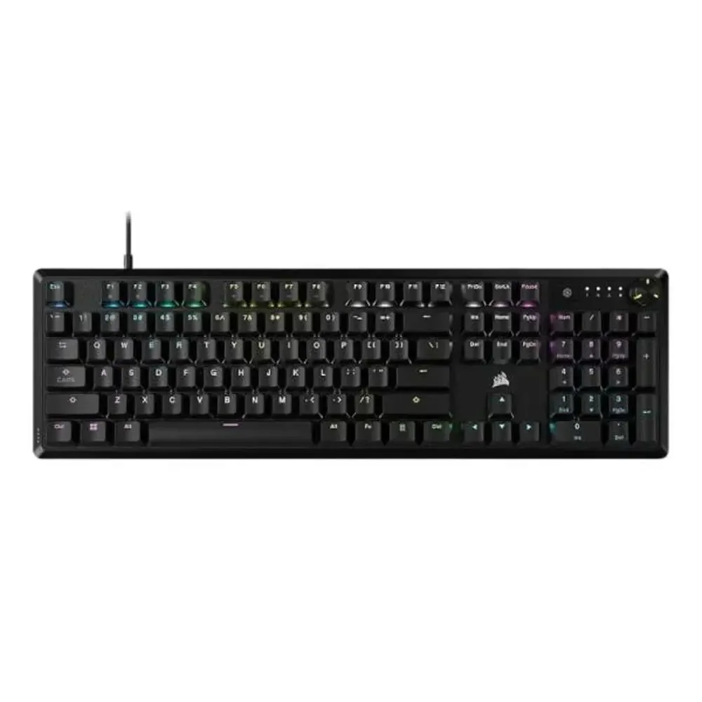 TECLADO GAMING RGB CORSAIR K70 CORE MECÁNICO ALAMBRICO NEGRO