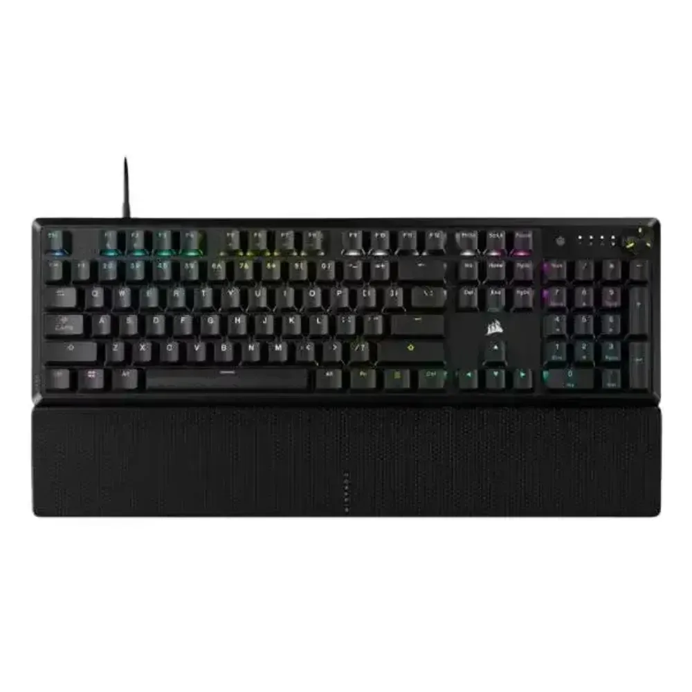 TECLADO GAMING RGB CORSAIR K70 CORE MECÁNICO ALAMBRICO INGLES NEGRO