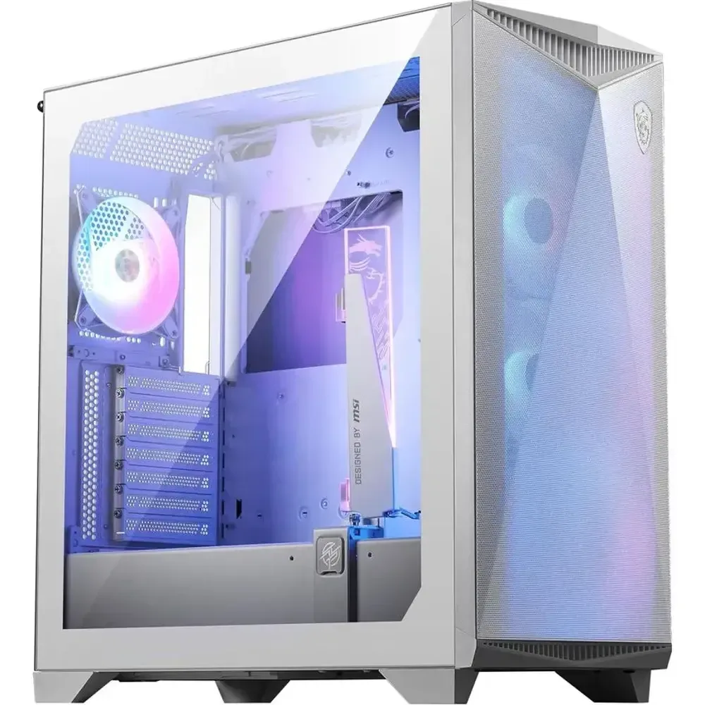 CASE GAMING MSI MPG GUNGNIR 300R AIRFLOW VIDRIO TEMPLADO BLANCO