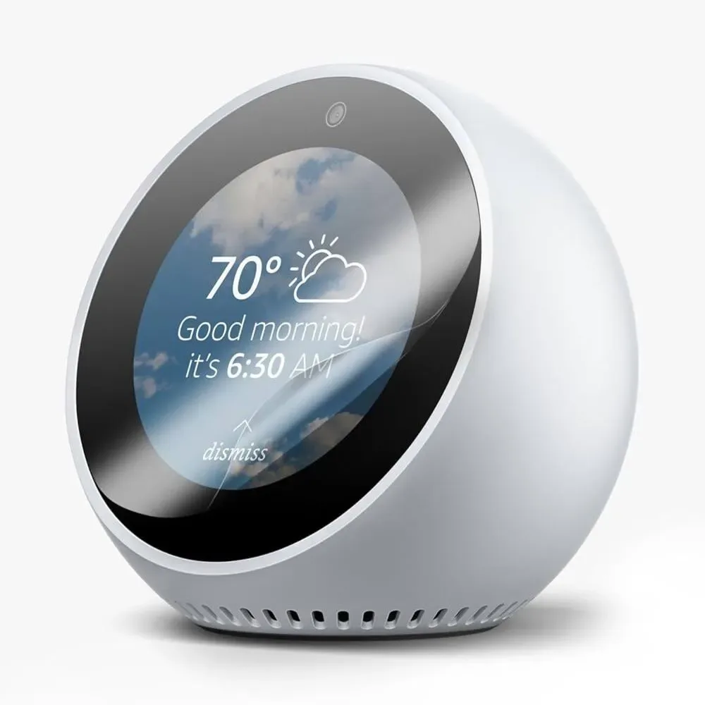 AMAZON ECHO SPOT SMART CON RELOJ Y ALARMA B073SRJD46 BLANCO