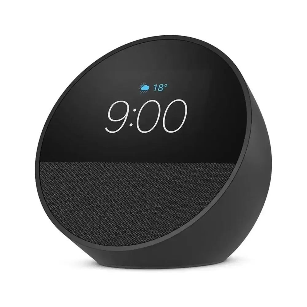 AMAZON ECHO SPOT SMART CON RELOJ Y ALARMA B073SQYXTW NEGRO
