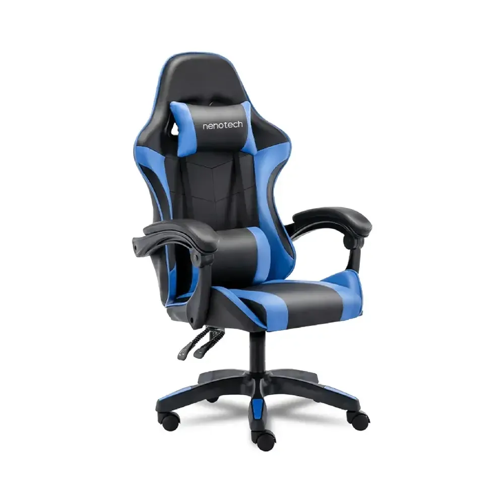 Nenotech silla gaming essential negro azul 220LB,GL2