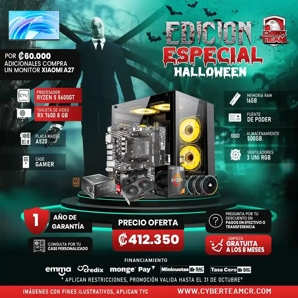 EDICION ESPECIAL PC GAMING AMD RYZEN 5600GT RX 7600