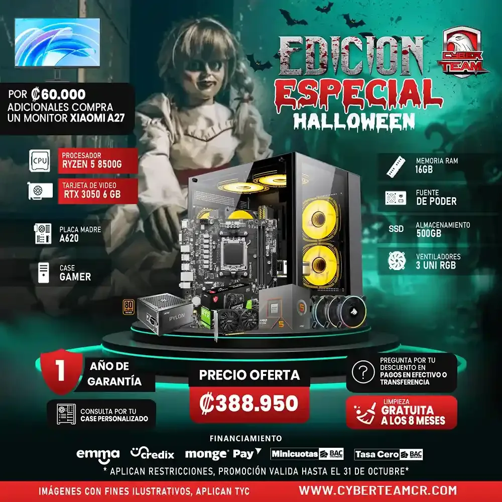 EDICION ESPECIAL PC GAMING AMD RYZEN 5 8500G RTX 3050