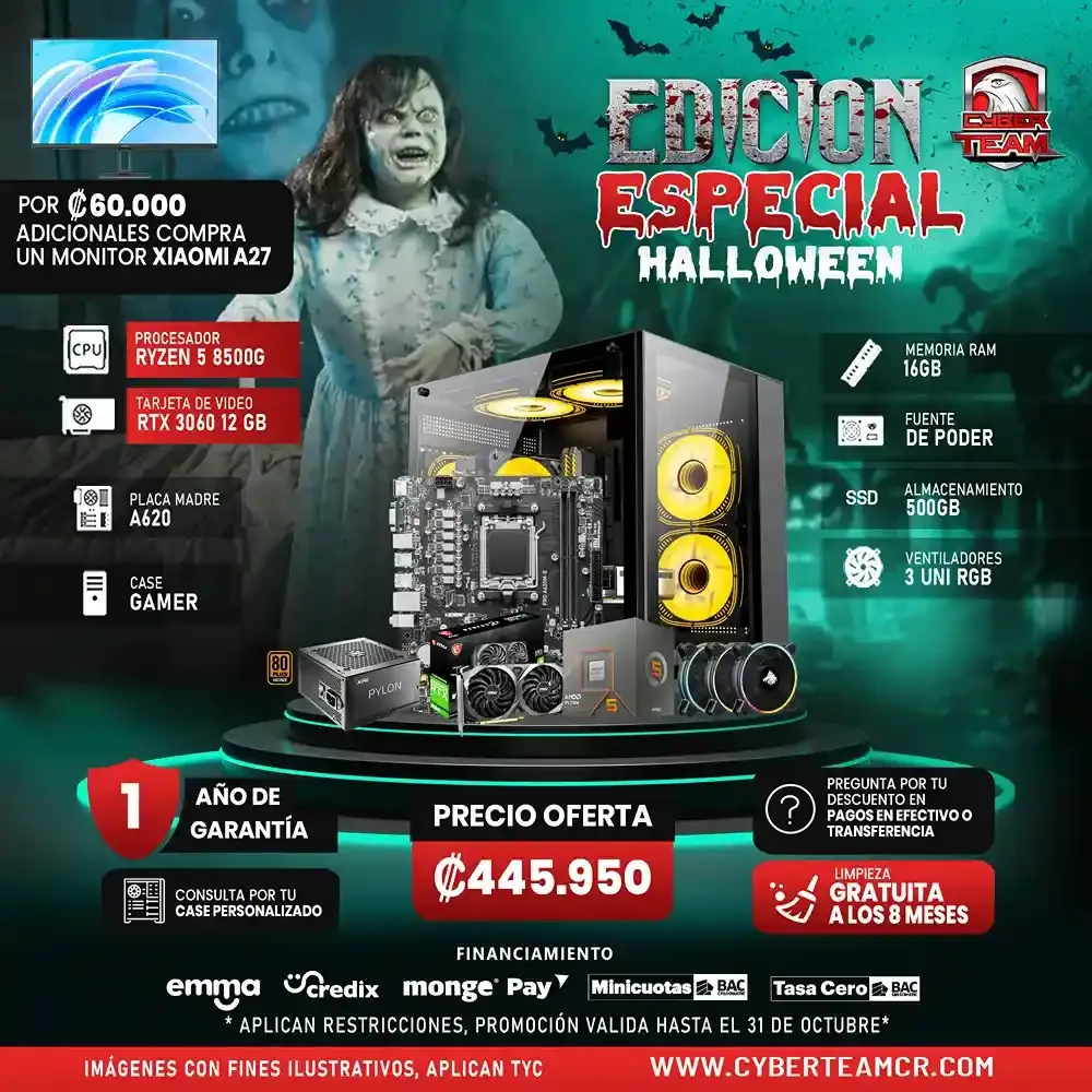 EDICION ESPECIAL PC GAMING AMD RYZEN 5 8500G RTX 3060