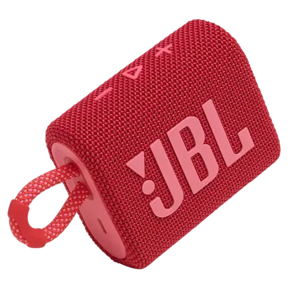 PARLANTE JBL GO 3 BLUETOOTH A PRUEBA DE AGUA ROJO