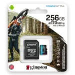 Kingston tarjeta de memoria flash micro SD plus 256GB