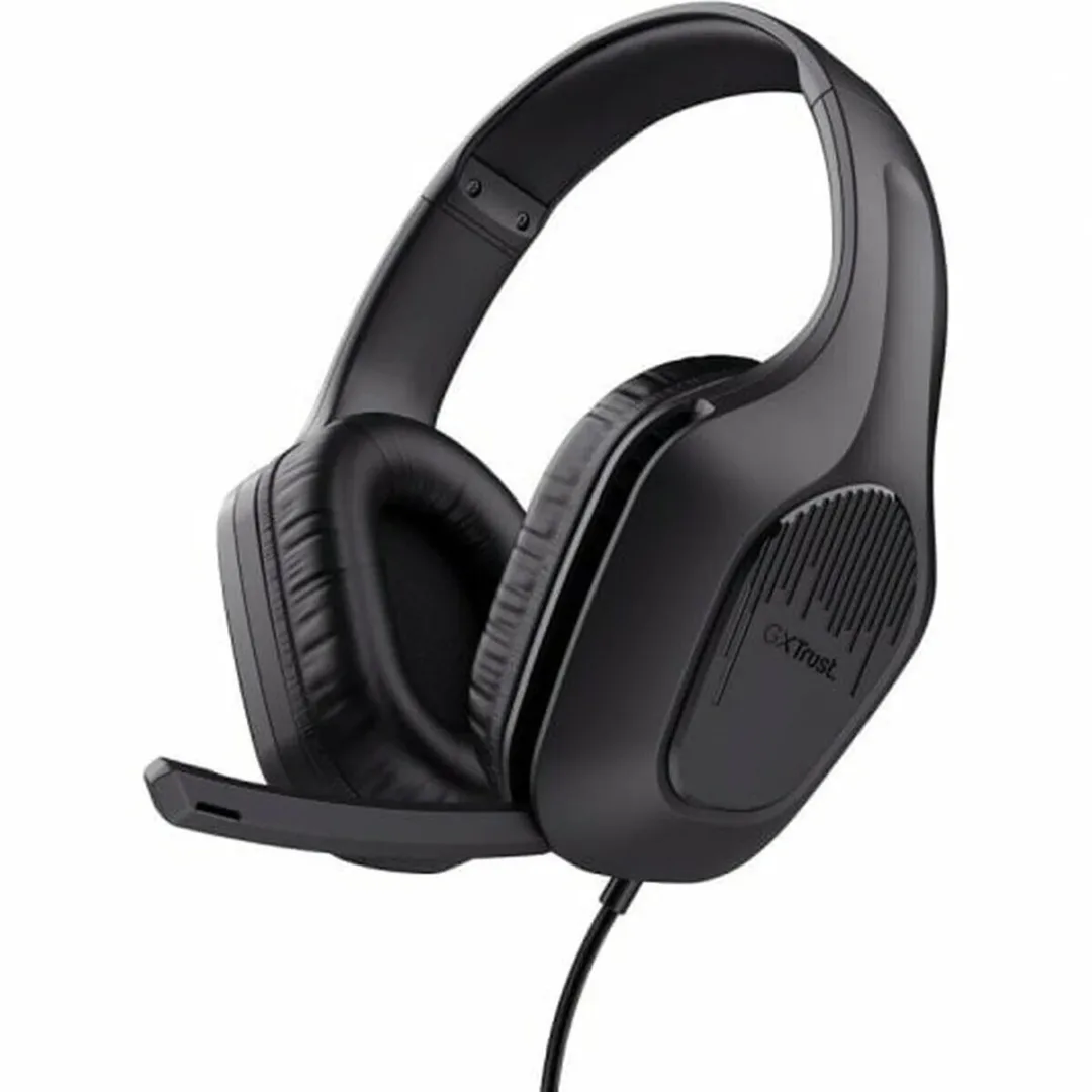 Trust audifonos alambricos gamer color negro