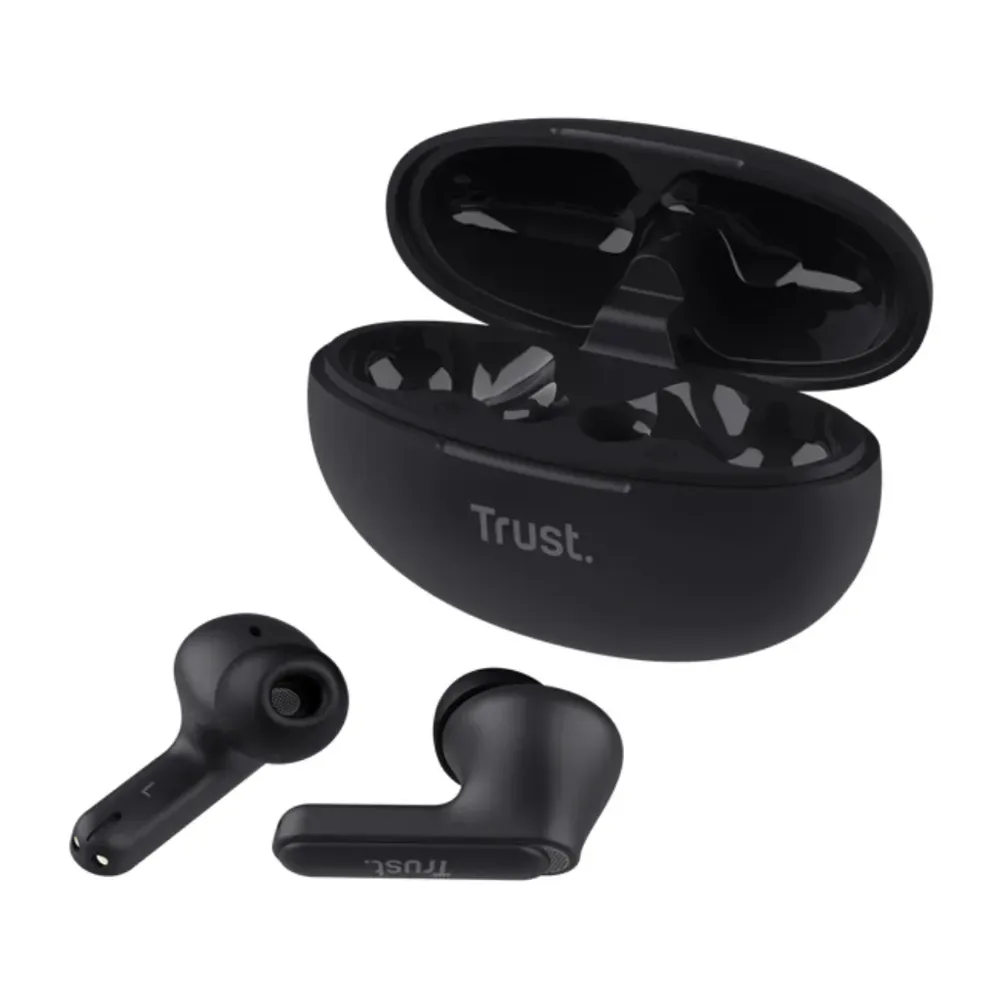 Trust audifonos bluetooth color negro