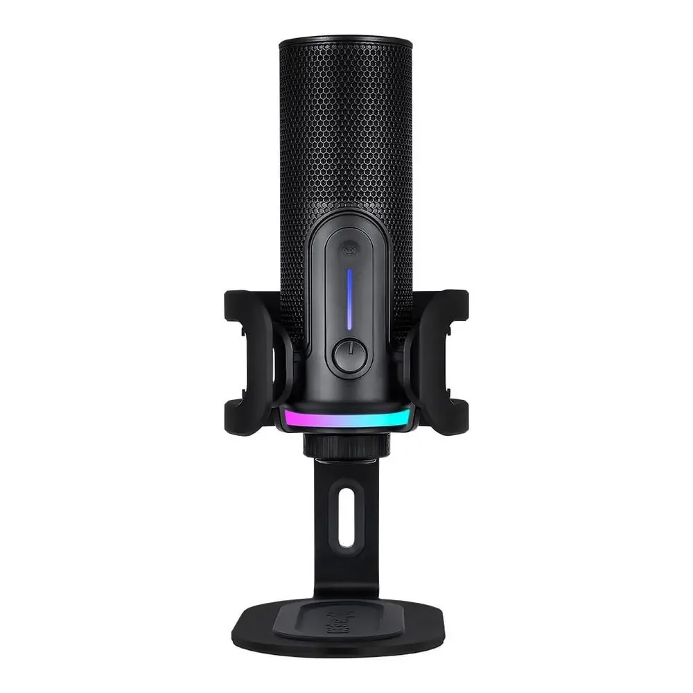 MICROFONO STREAMPLIFY AEROCOOL MIC PRO-192-RGB-ST-BK CON LUCES LED RGB NEGRO SPMC-MP3C327.11