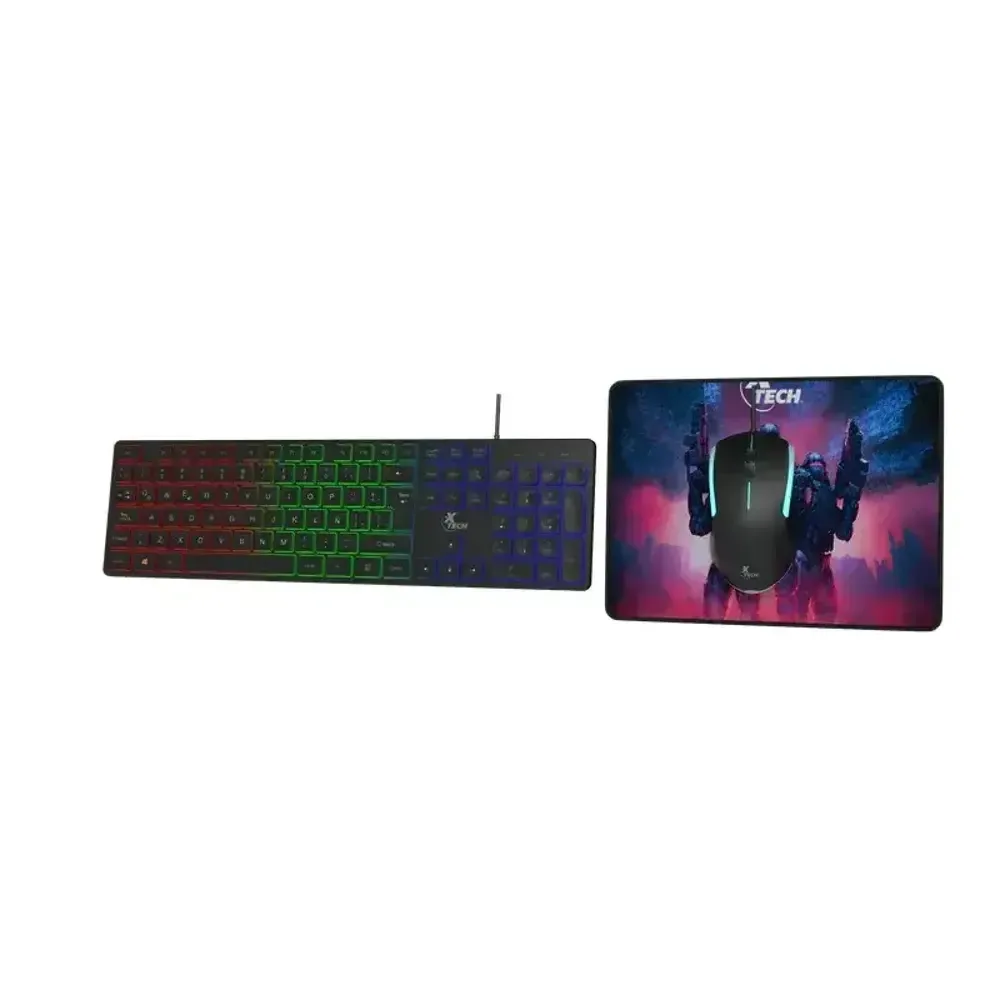 Xtech – Keyboard, mouse and mouse pad XTK-535S – Wired