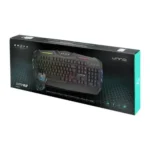 TECLADO Y MOUSE BRAVE BRV82 GAMING UNNO TEKNO USB NEGRO INGLES