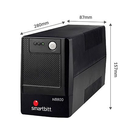 UPS SMARTBITT SBNB800 INTERACTIVE 800VA/420W 6 CONTACTS 120V