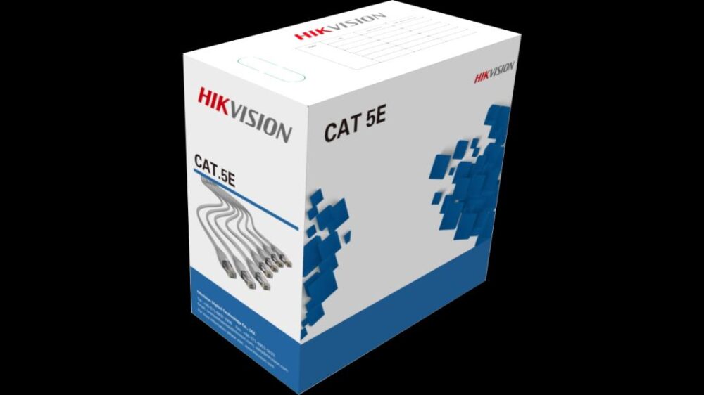 CABLE UTP HIKVISION CAT5E 305 M DS-1LN5E-E/E (SOLID COOPER. 0.45 MM. CMX) 307400069