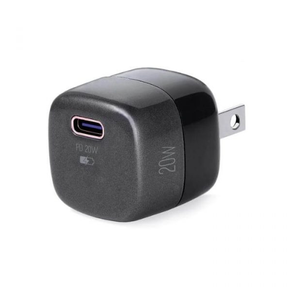 CARGADOR ARGOM FAST CHARGE DE PARED  USB VOLTA P2 TYPE C 20W ARG-AC-0120BK