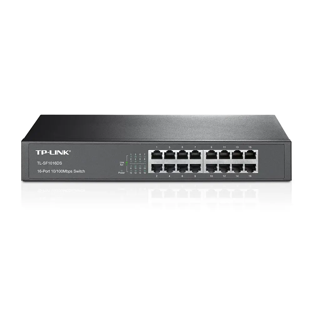 SWITCH TP LINK 16 PUERTOS 10/100MBPS TL-SF1016DS