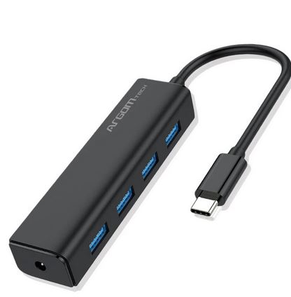 HUB ARGOM 4 PUERTOS TYPE-C TO USB 3.0 5GBPS W/60 – ARG-UB-0090