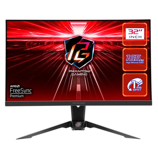 MONITOR 32″ ASROCK GAMING   MO-PG32QF2B (2560 X 1440) 2K 165HZ FREESYNC PREMIUM (AMD ADAPTIVE