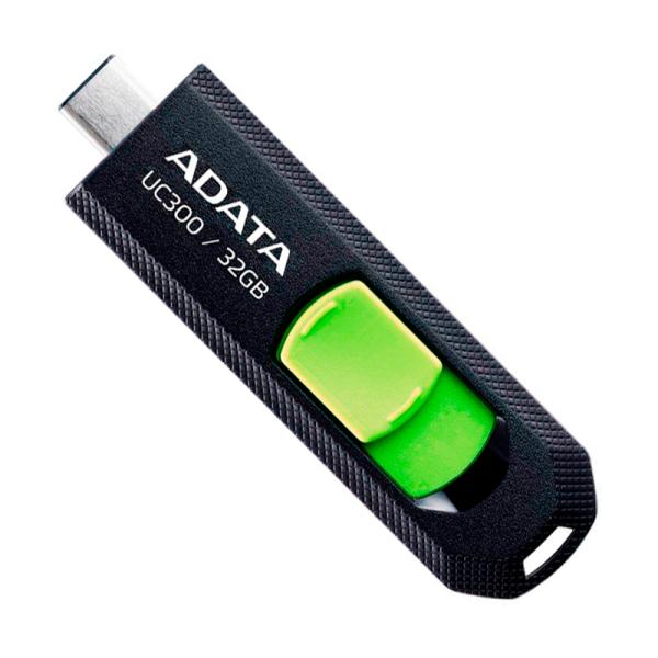 MEMORIA USB 32GB 3.2 ADATA UC300 TYPE-C ACHO-UC300-32G-RBK/GN