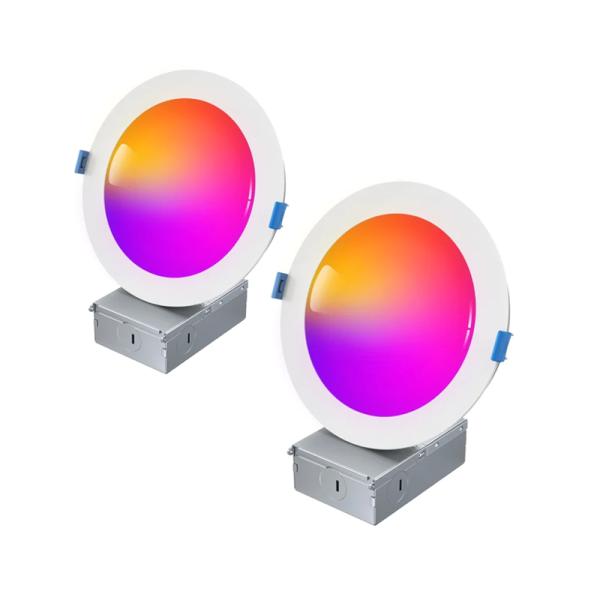 LUCES GOVEE SMART LED RECESSED 4 INCH 2 PACKS H601B