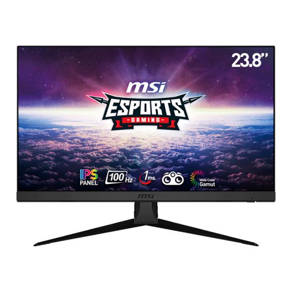 MONITOR 24″ MSI G2412V 1920 x 1080 FH 100HZ 1MS PANEL IPS HDMI DISPLAY PORT ADAPTIVE SYNC 9S6-3BB71T-002