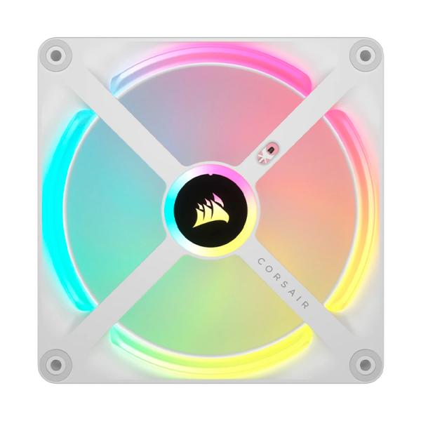 ABANICO CORSAIR QX120 120MM RGB PWM WHITE CO-9051006-WW