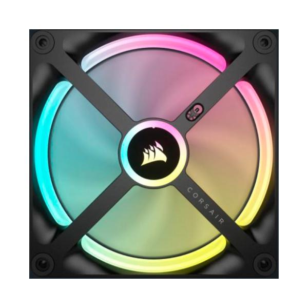 ABANICO CORSAIR QX140 140MM RGB PWM CON SISTEMA HUB CO-9051004-WW