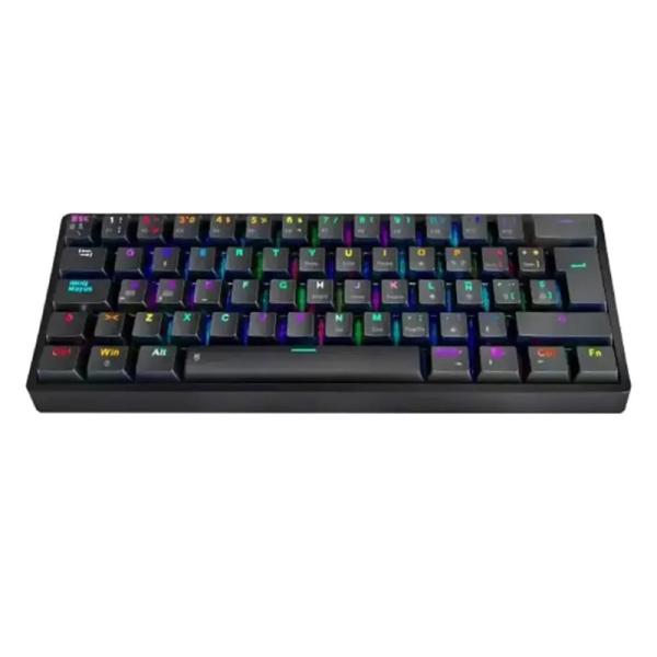 TECLADO GAMING RGB EAGLE WARRIOR KAY182U0003C 60% MECÁNICO BLUETOOTH ESPAÑOL