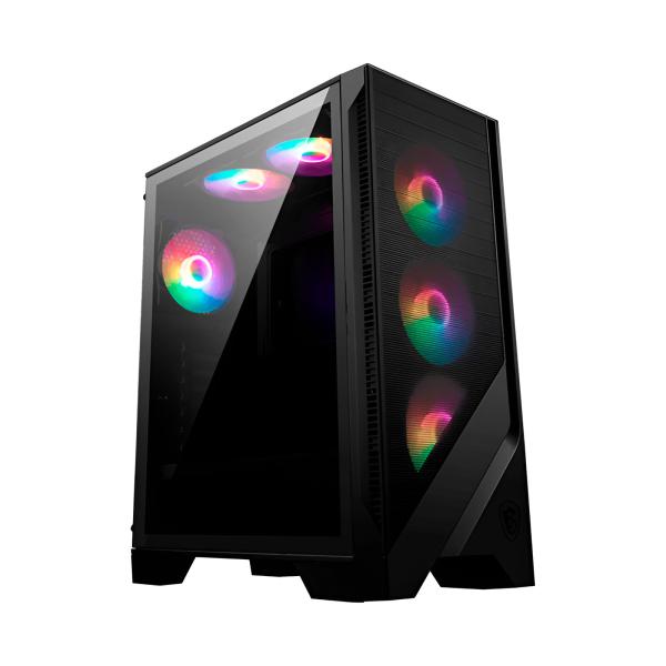 CASE GAMING MSI MAG FORGE 120A AIRFLOW 2XUSB 2.0 1XUSB3.2 1X 6X120MM AUTO RGB 306-7G23A21-809