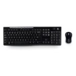 TECLADO Y MOUSE COMBO INALAMBRICO LOGITECH MK270 NEGRO 920-004536