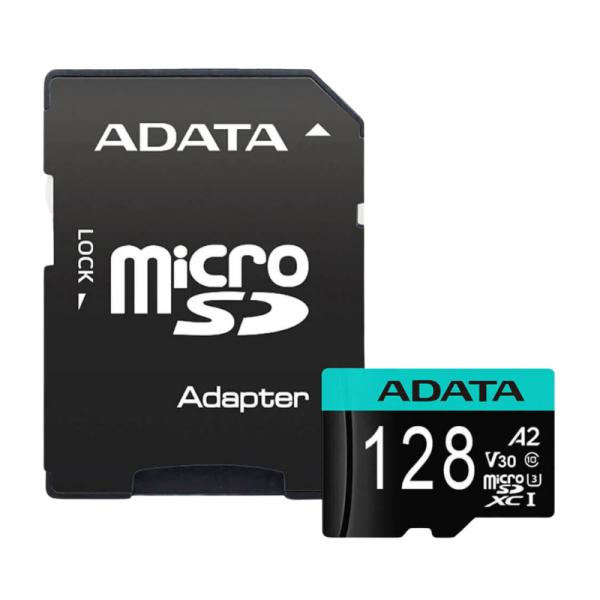 MEMORIA MICRO SDXC 128GB ADATA SPEED PLUS CON ADAPTADOR UD128GUI3V30A2SP-RA1