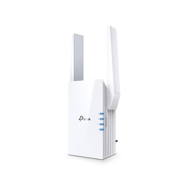 AMPLIFICADOR DE SEÑAL WIFI TP-LINK RE605X CONEXION AX1800 1201 MBPS (5GHZ) + 574 MBPS (2.4GHZ)