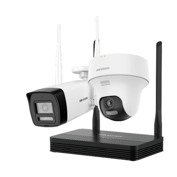 KIT CÁMARA IP HIKVISION DS-J142I/NKS424W02H BULLET 4MP 301501846