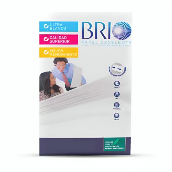 PAPEL RESMA BRIO CAJA 10 UNIDADES 500 HOJAS 70GR 8.5 X 11 PA00001