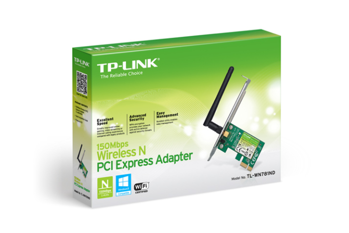 ADAPTADOR TP LINK TL-WN781ND PCI 150MBPS