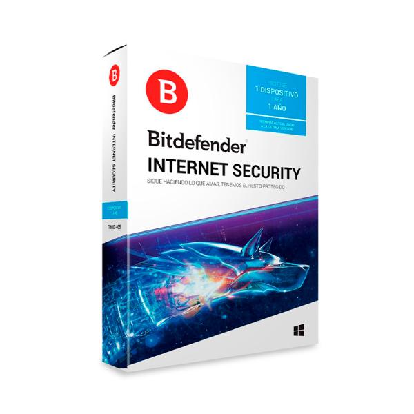 LICENCIA ANTIVIRUS BITDEFENDER INTERNET SECURITY  3+2 PC 1 AÑO