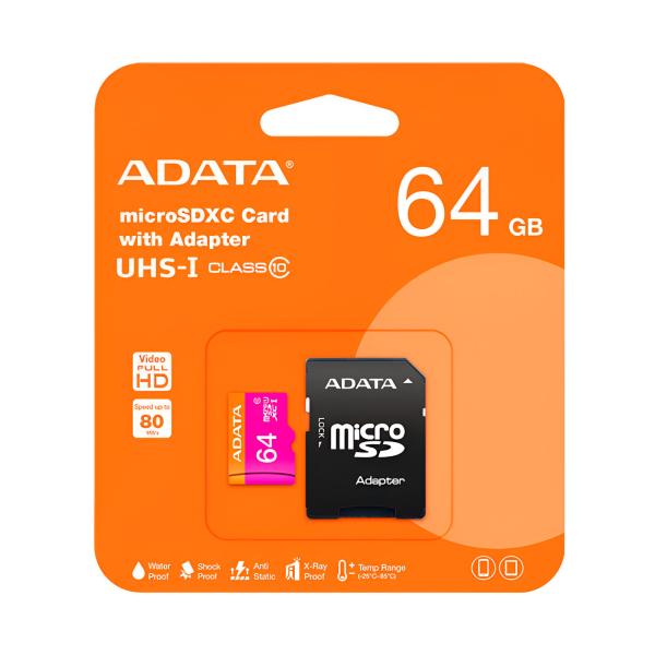 MICRO SD ADATA 64GB CLASE 10