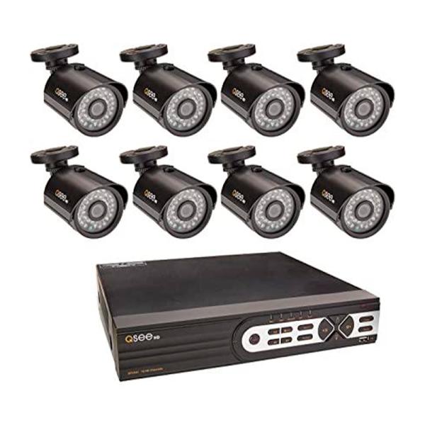 CAMARA VIGILANCIA QSEE SV KIT QT5716-16 16 CHANN + 8 CAMARAS 900 TVL + 1TB