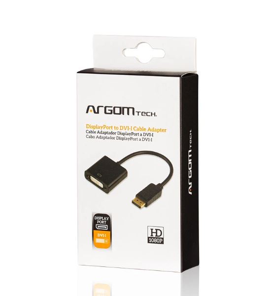 CABLE ARGOM DISPLAY PORT A DVI 6″/15CM ARG-CB-1322