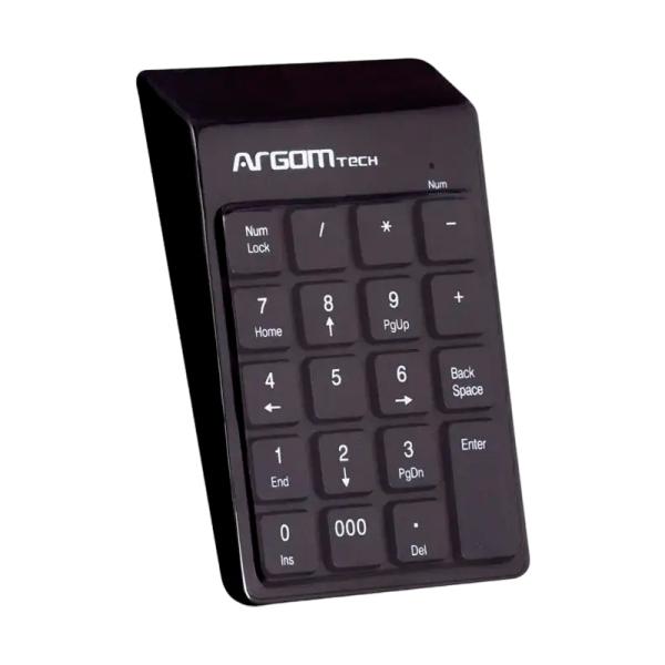 TECLADO NUMÉRICO ARGOM KB-1076 MEMBRANA ALÁMBRICO ARG-KB-1076