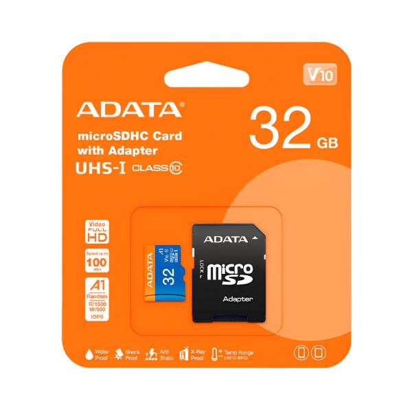 MICRO SD 32GB ADATA CLASE 10