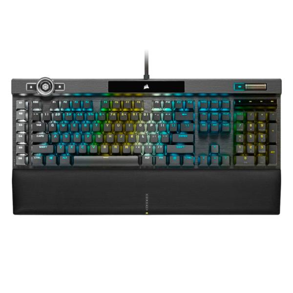 TECLADO GAMING RGB CORSAIR K100 MECÁNICO ALÁMBRICO INGLÉS CH-912A01A-NA