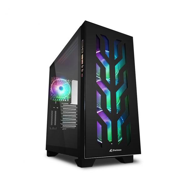 CASE SHARKOON GAMING  ELITE SHARK CA300T BLACK (4044951030149)