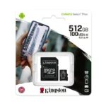 Kingston Canvas Select Plus – Tarjeta de memoria flash (adaptador microSDXC a SD Incluido) – 512 GB