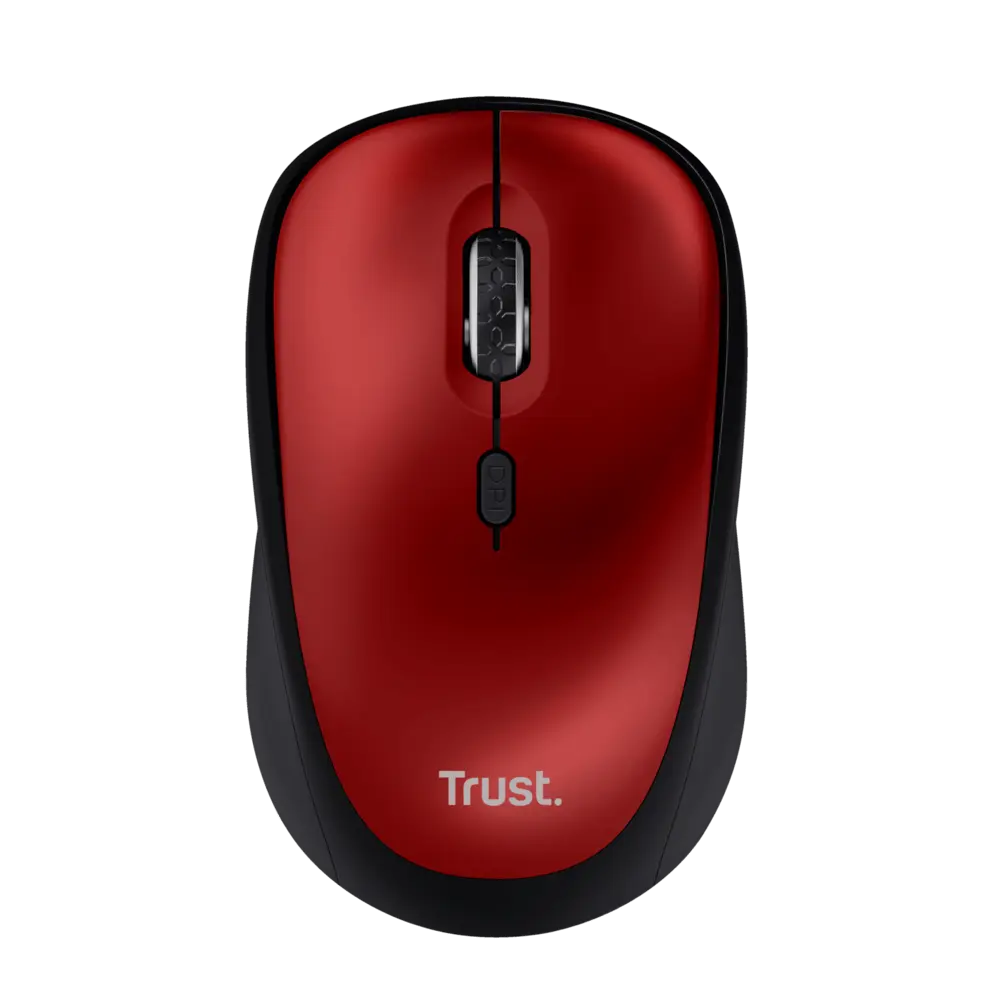 Mouse inalambrico eco rojo