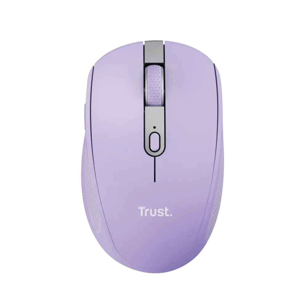 Trust mouse inalambrico recargable Lila