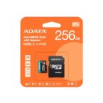 MEMORIA MICRO SD 256GB CLASE 10 ADATA  AUSDX256GUI3V30SA2-RA1